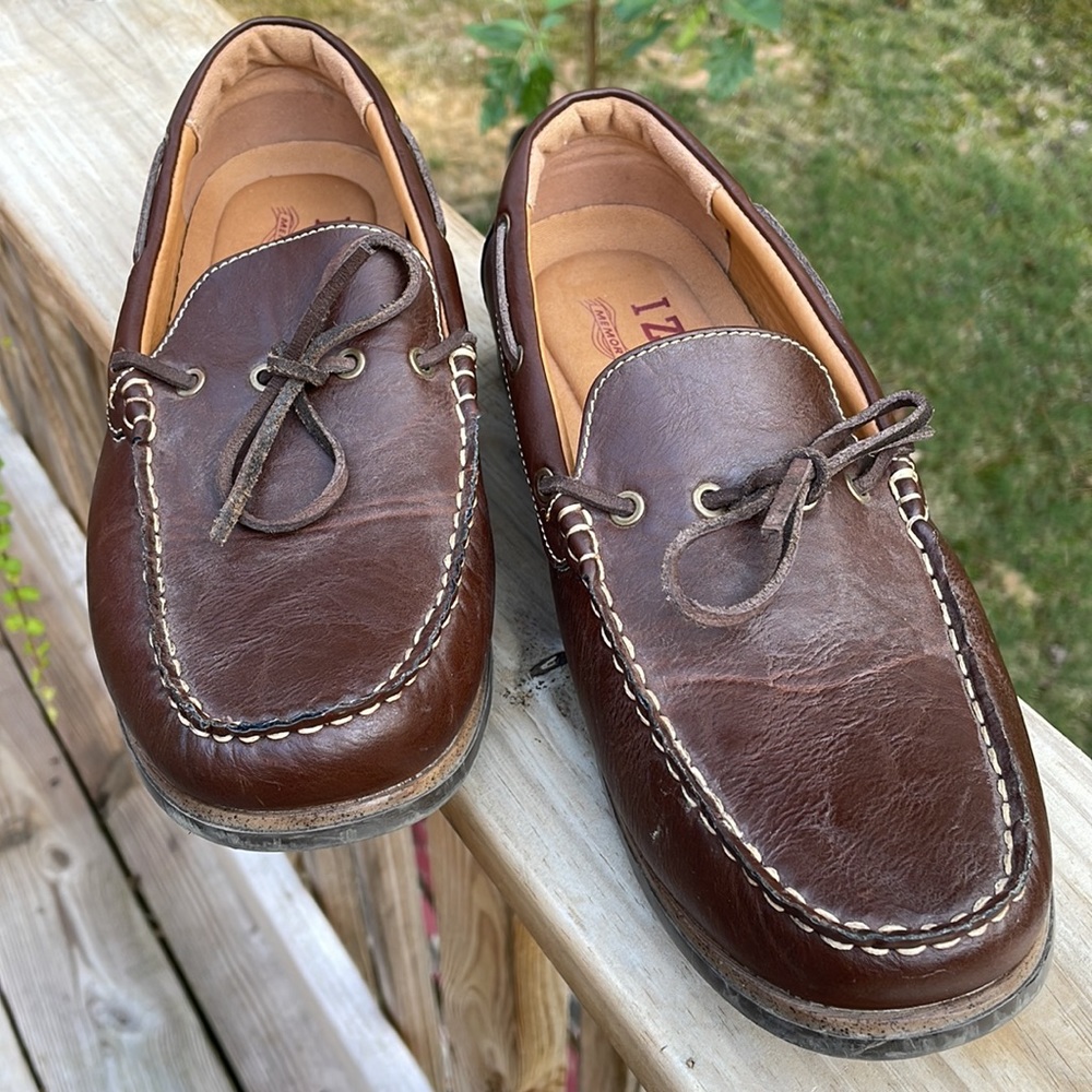 Izod Jetty Brown Loafer Size 10.5 - Picture 3 of 9